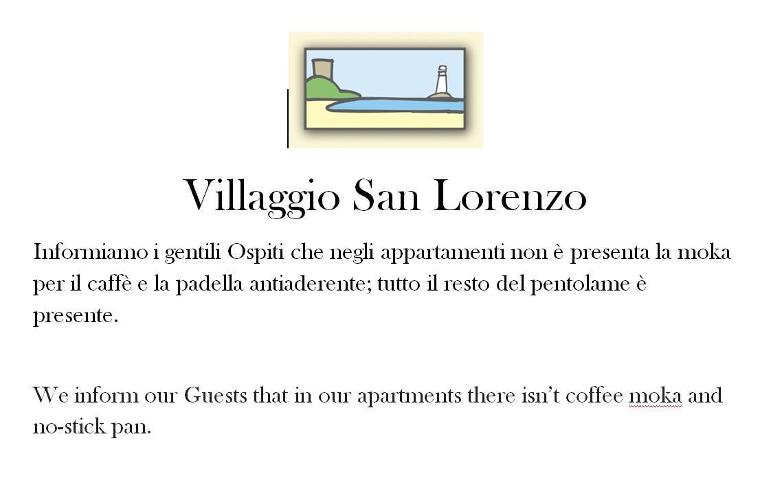 Villaggio San Lorenzo Vieste Buitenkant foto